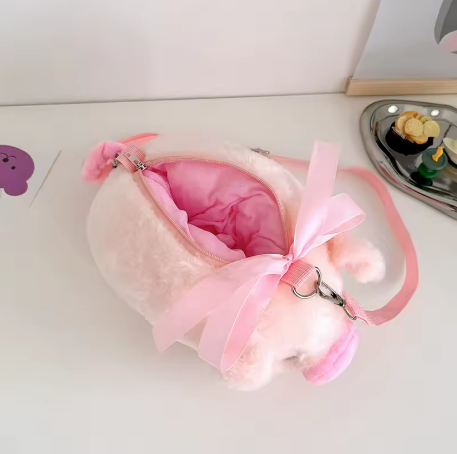 Bolso de Peluche Cerdito – PuffyPurse Edition