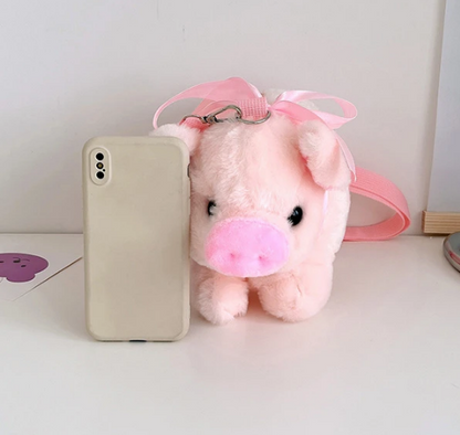 Bolso de Peluche Cerdito – PuffyPurse Edition