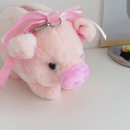 Bolso de Peluche Cerdito – PuffyPurse Edition